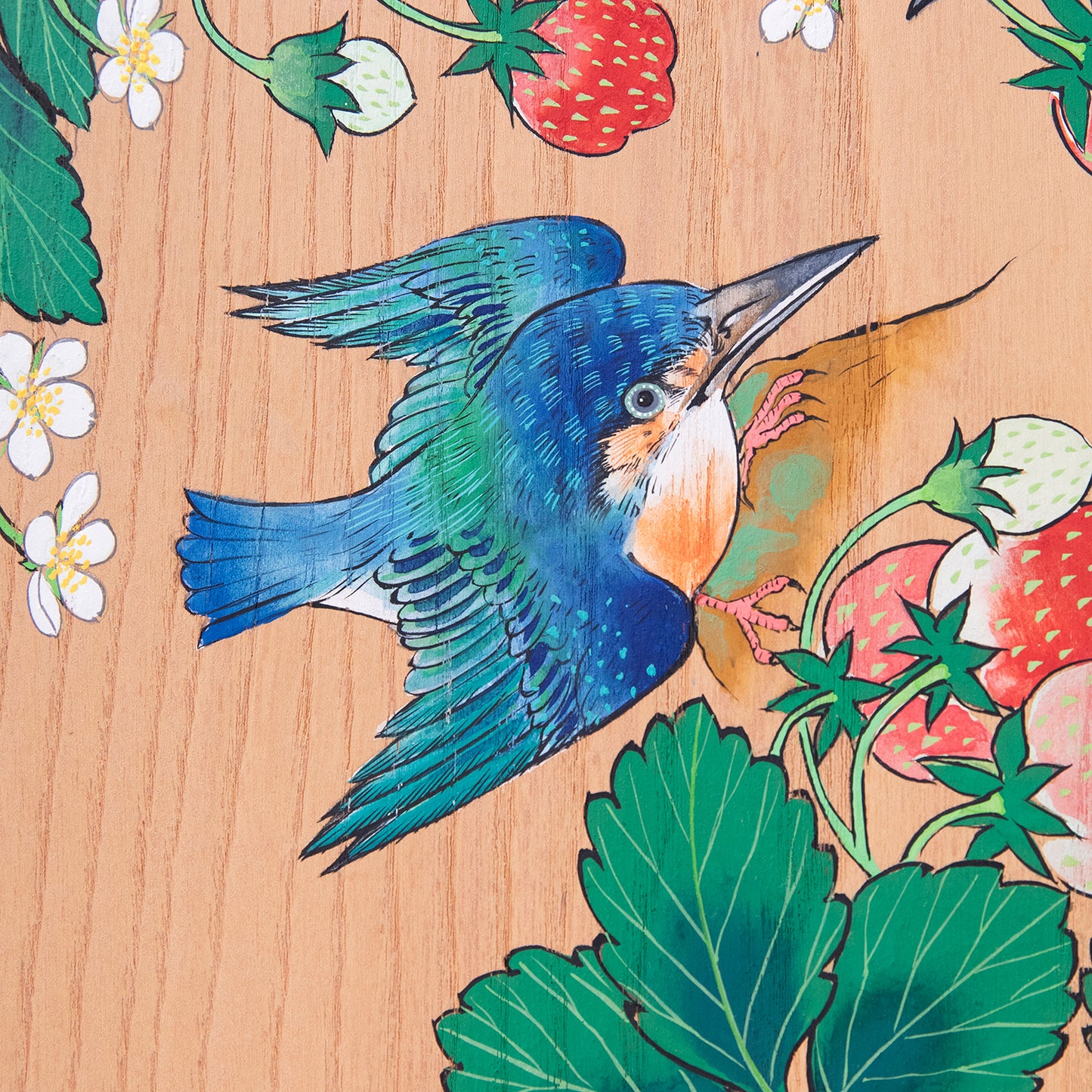 翡翠に苺（かわせみにいちご）